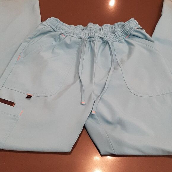 Scrubstar Blue Professional Wear Scrub Pants - Picture 1 of 7